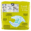 20 PANNOLINI BABY CARE MIDI DRY COMFORT 4-9 KG U! Confronta & Risparmia
